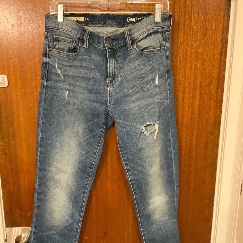 Gap girlfriend tall denim jeans